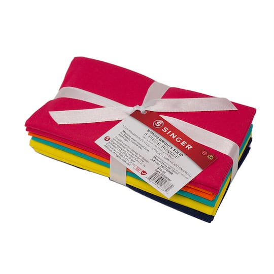 SINGER Solid Cotton Fabric Bundle